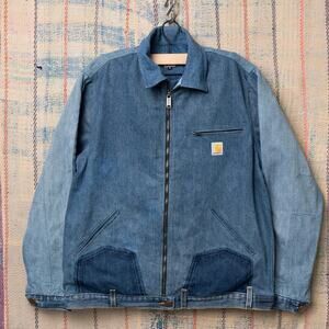 Custom upcycled carhartt detroit jacket